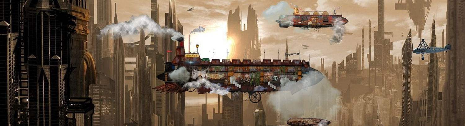 Steampunk City Header Image